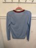 Tory Burch 100% Merino Blue Cardigan Size XS - photo 4