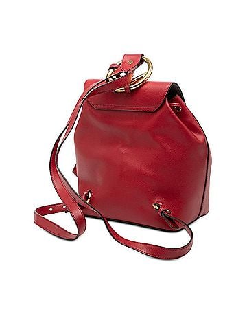 Fendi Fendi F is Backpack/Daypack 8BZ043 Red Leather Women's FENDI (view 2)