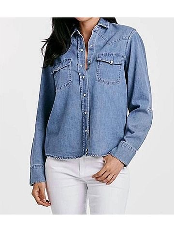 Dear John Star Western Chambray Shirt in Osalina Wash (view 2)