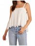 Bobi Solid White Malaga Tank Top in White Size XS - photo 2