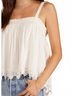 Bobi Solid White Malaga Tank Top in White Size XS - photo 3