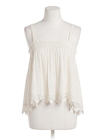 Bobi Malaga Tank Top in White (view 1)
