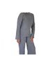 Bobi Gray Raglan Mock Neck Top in Dark Grey Size M - photo 3
