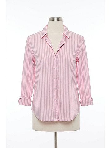 Dear John Lolita Novelty Shirt in Lilac Stripe (view 1)