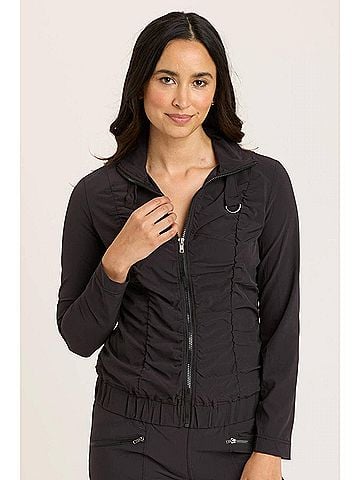 XCVI Momentum Sweat-Resistant Jacket in Black (view 2)