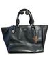 Coach 100% Leather Black Gold Tote One size - photo 1