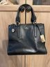 Coach 100% Leather Black Gold Tote One size - photo 3