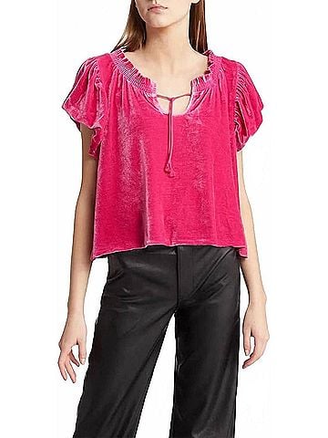 Free People Terese Top in Pink Phenom (view 2)