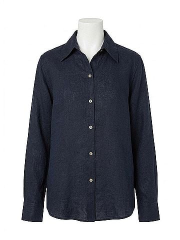 Vince. Relaxed Button Down Shirt in Coastal Blue (view 1)