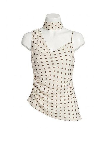 Astr Polka Dot Top in Cream (view 1)