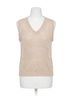 Lyssé Brown Bria Sequined V-Neck Shell Top in Chablis Size XL - photo 1