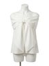 TCEC Solid White Elegance Bow Blouse in Ivory Size L - photo 1