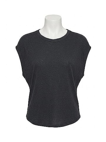 Velvet by Graham & Spencer Sinclair Relaxed Tee in Shadow (view 1)
