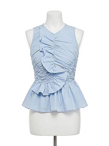Hunter Bell Doering Top in Sky Blue (view 1)