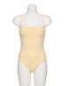 Susana Monaco Solid White String Bodysuit in Whipped Cream Size S - photo 1