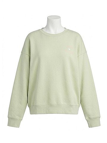 Favorite Daughter Mom Of The Year Chest Logo Sweatshirt in Sage (view 1)