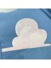 madhappy 100% Cotton Print Blue White Pullover Hoodie Size S - photo 4