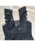 Three Floor Black Cocktail Dress Size 8 - photo 10