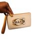 Coach White Orange Leather Clutch One size - photo 1