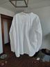 Johnny Was 100% Cotton 100% Polyester White Button-Down Shirt Size L - photo 3