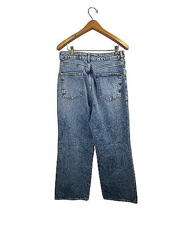 Pilcro Austyn High-Rise Wide Leg : Embellished Uncuffed Edition Jeans (view 2)