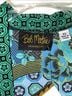 Bob Mackie 100% Polyester Print Blue Green Cardigan Size XS - photo 3
