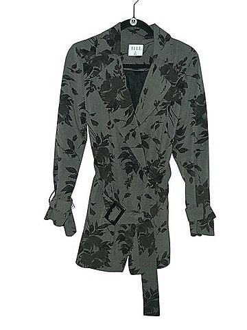 Elle Floral Wrap Trench coat Trenchcoat (view 1)