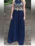 Elizabeth Klein 100% Polyester Floral Blue Pink Casual Dress Size M - photo 4