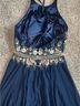 Elizabeth Klein 100% Polyester Floral Blue Pink Casual Dress Size M - photo 8