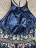 Elizabeth Klein 100% Polyester Floral Blue Pink Casual Dress Size M - photo 15