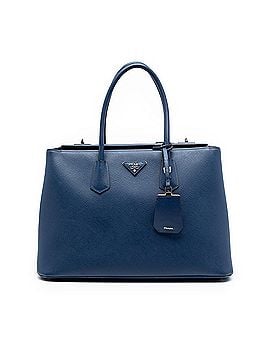 Prada Saffiano Cuir Turnlock Twin Satchel (view 1)
