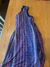 Lularoe Stripes Purple Pink Overalls Size M - photo 6