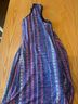 Lularoe Stripes Purple Pink Overalls Size M - photo 7