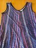 Lularoe Stripes Purple Pink Overalls Size M - photo 5