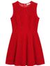 Sandro Print Red Casual Dress Size 2 - photo 1
