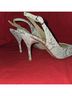 Donald J Pliner Silver Heels Size 6 - photo 5
