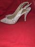 Donald J Pliner Silver Heels Size 6 - photo 4