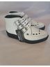 t.u.k. White Black Ankle Boots Size 7 - photo 9