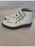 t.u.k. White Black Ankle Boots Size 7 - photo 5