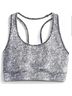 Gap Animal Print Black Sports Bra Size M - photo 4