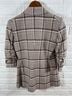 Veronica Beard 50% Cotton 50% Linen 100% Polyester 4% Spandex Plaid Tan Brown Blazer Size 0X - photo 7