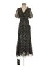 Astr 100% Polyester Polka Dots Black White Cocktail Dress Size S - photo 1