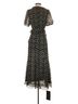 Astr 100% Polyester Polka Dots Black White Cocktail Dress Size S - photo 2