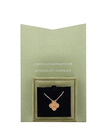 Van Cleef & Arpels Vintage Alhambra Pendant Necklace 18K Rose Gold (view 2)