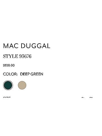 Mac Duggal Mac Duggal Green Beaded Lace Long Sleeve Sheath Midi Dress Sz 4 NWT $538 93676 Cocktail Dress (view 2)