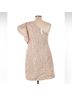 J.Crew 100% Polyester Leopard Print Ivory Brown Cocktail Dress Size 12 - photo 7