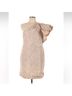 J.Crew 100% Polyester Leopard Print Ivory Brown Cocktail Dress Size 12 - photo 6