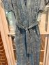 Cleobella Print Blue White Jumpsuit Size M - photo 4
