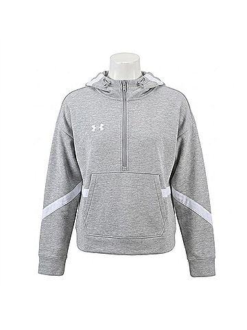 Under Armour Armour Fleece Storm Hoodie in Mod Gray/White (view 1)