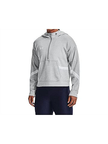 Under Armour Armour Fleece Storm Hoodie in Mod Gray/White (view 2)